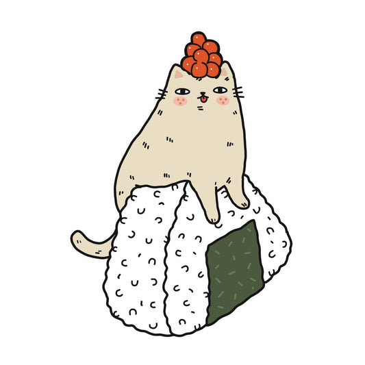Sushi Cat Onigiri Sticker