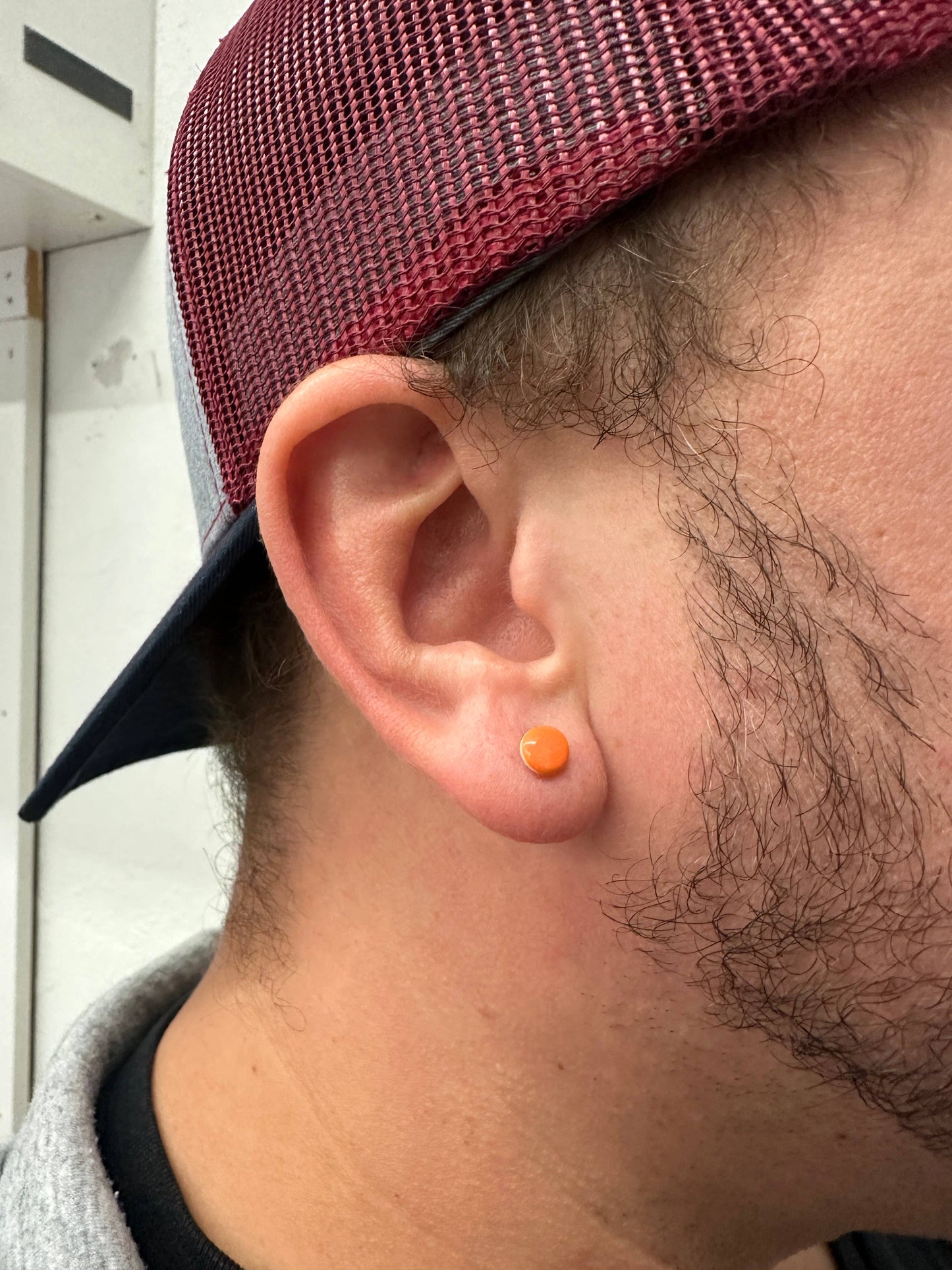 Stud Earrings: Blue