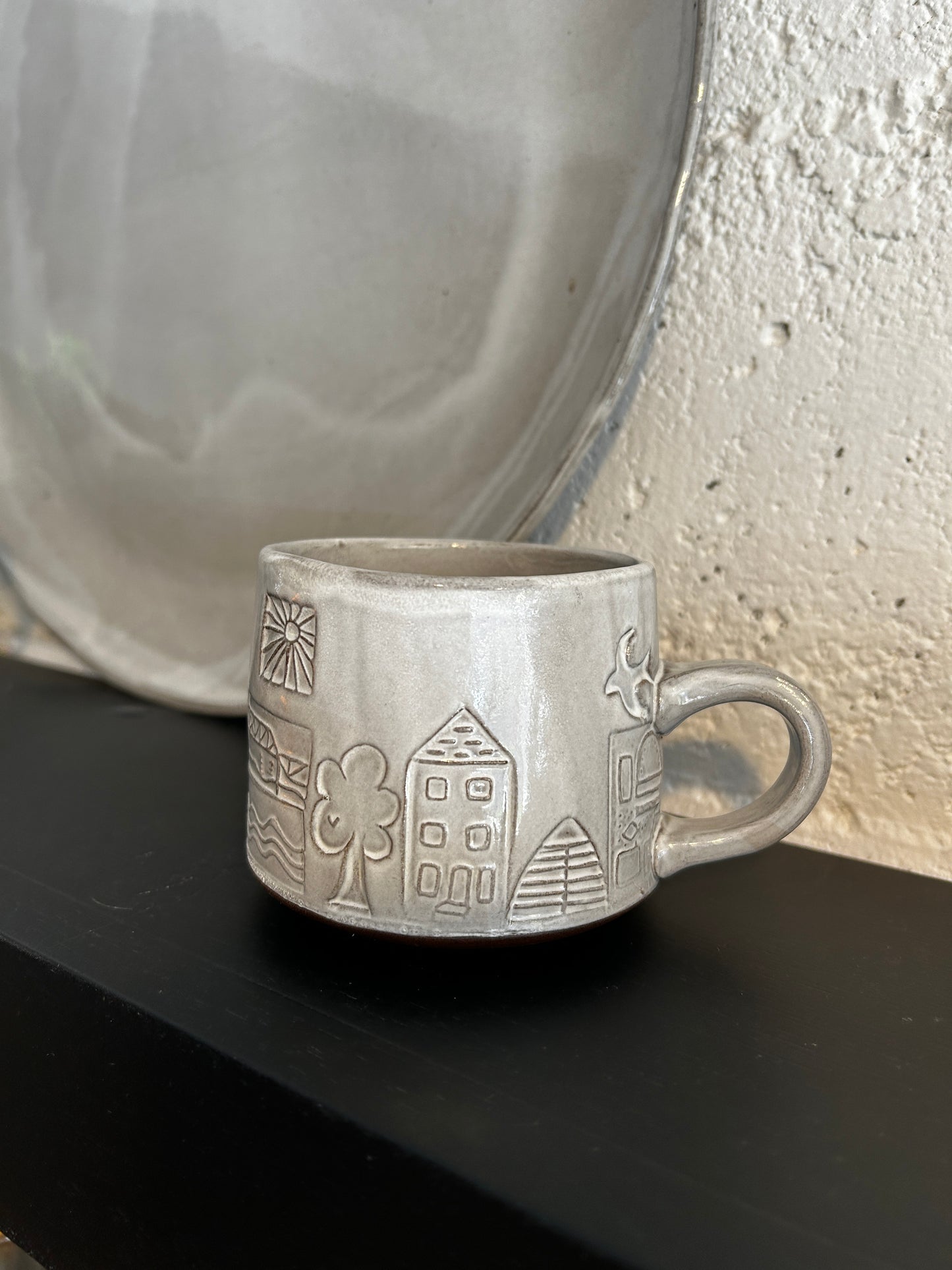 Snohomish Icon Coffee Mug - White Glaze Finish