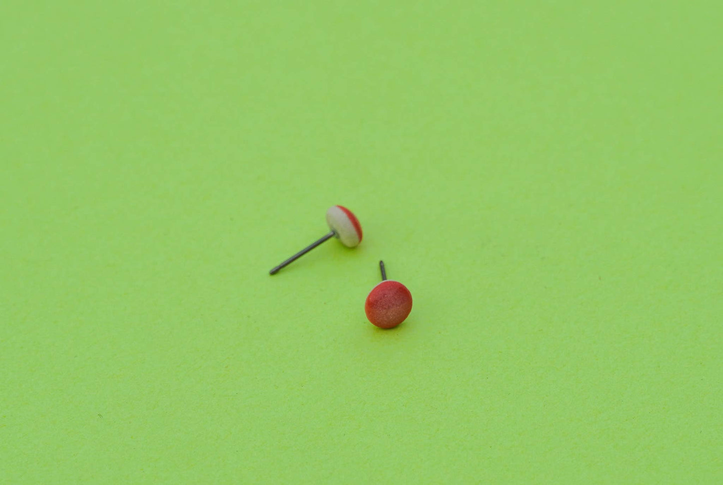 Stud Earrings: Blue