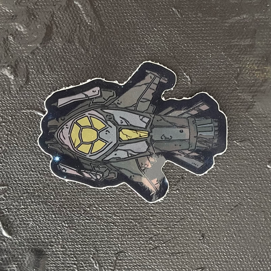 Risen Dropship - Crome Sticker