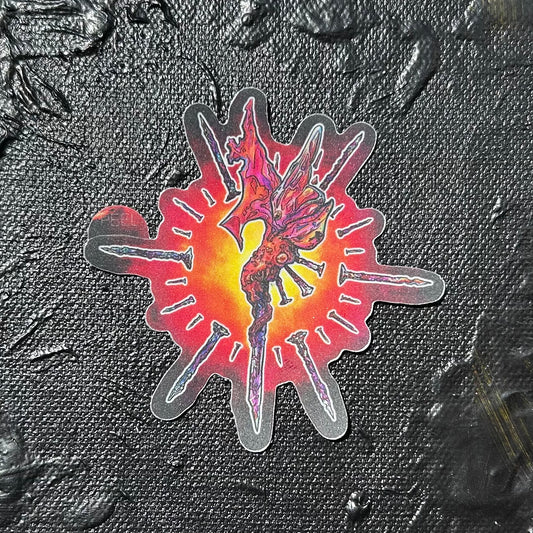 Nail Demon - Foil Sticker