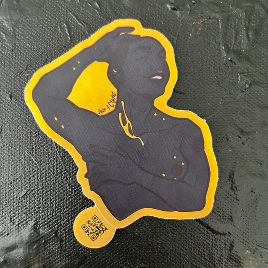 Golden Vampire - Foil Sticker