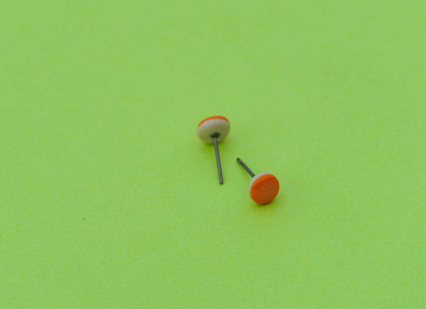 Stud Earrings: Blue