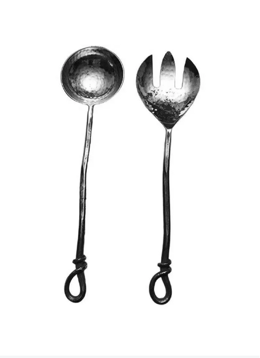 Hand Forged Salad Spoon & Spork