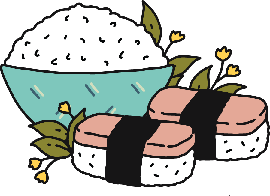 Spam Musubi Sticker