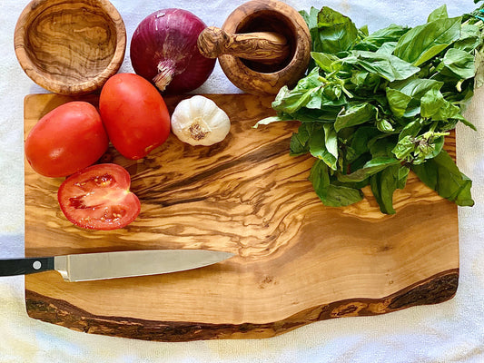 Rustic Olive Wood Cutting Board