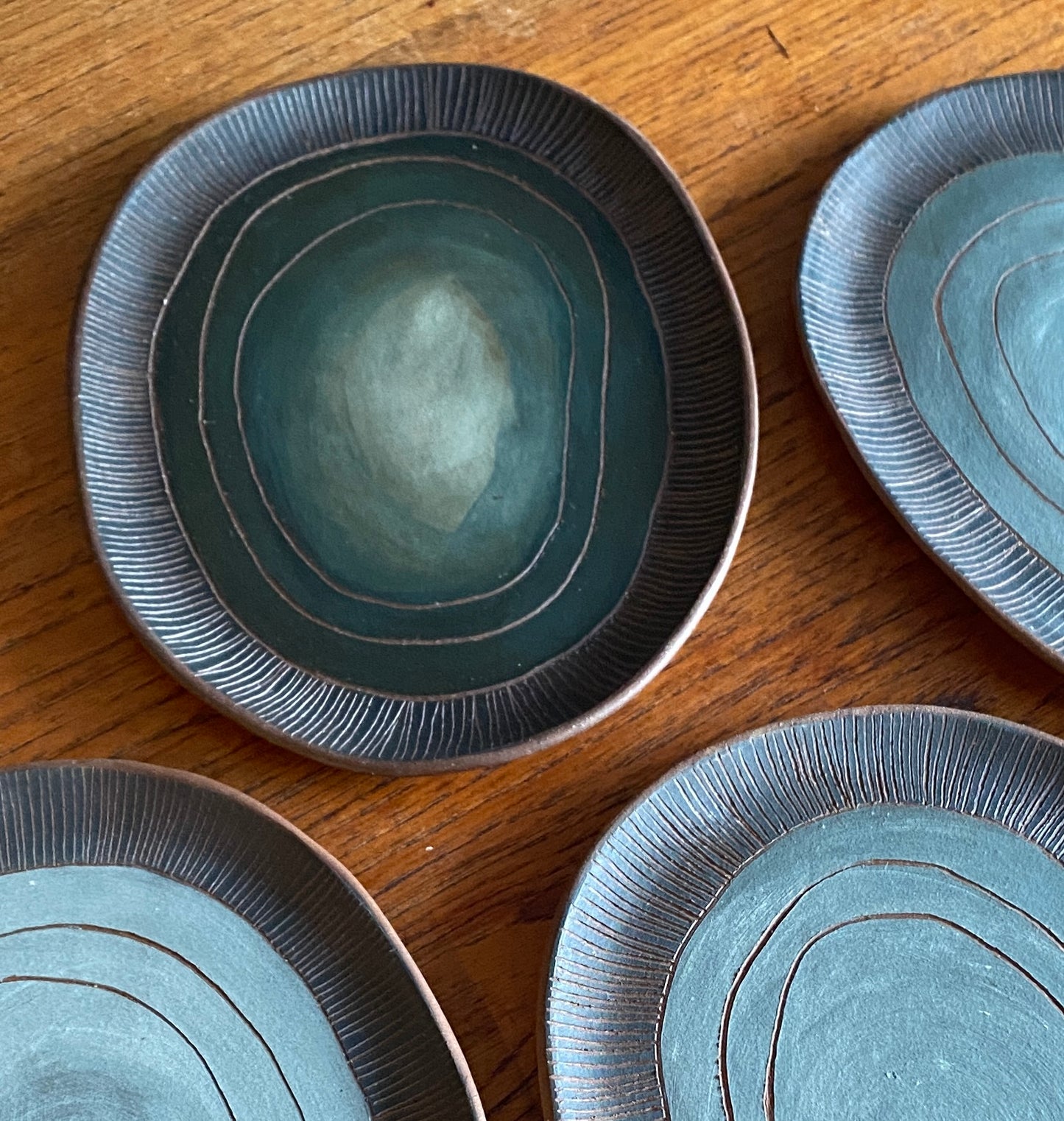 Carved Appetizer Plates