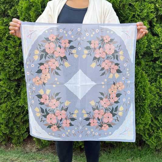 Blue Dogwood Bandana