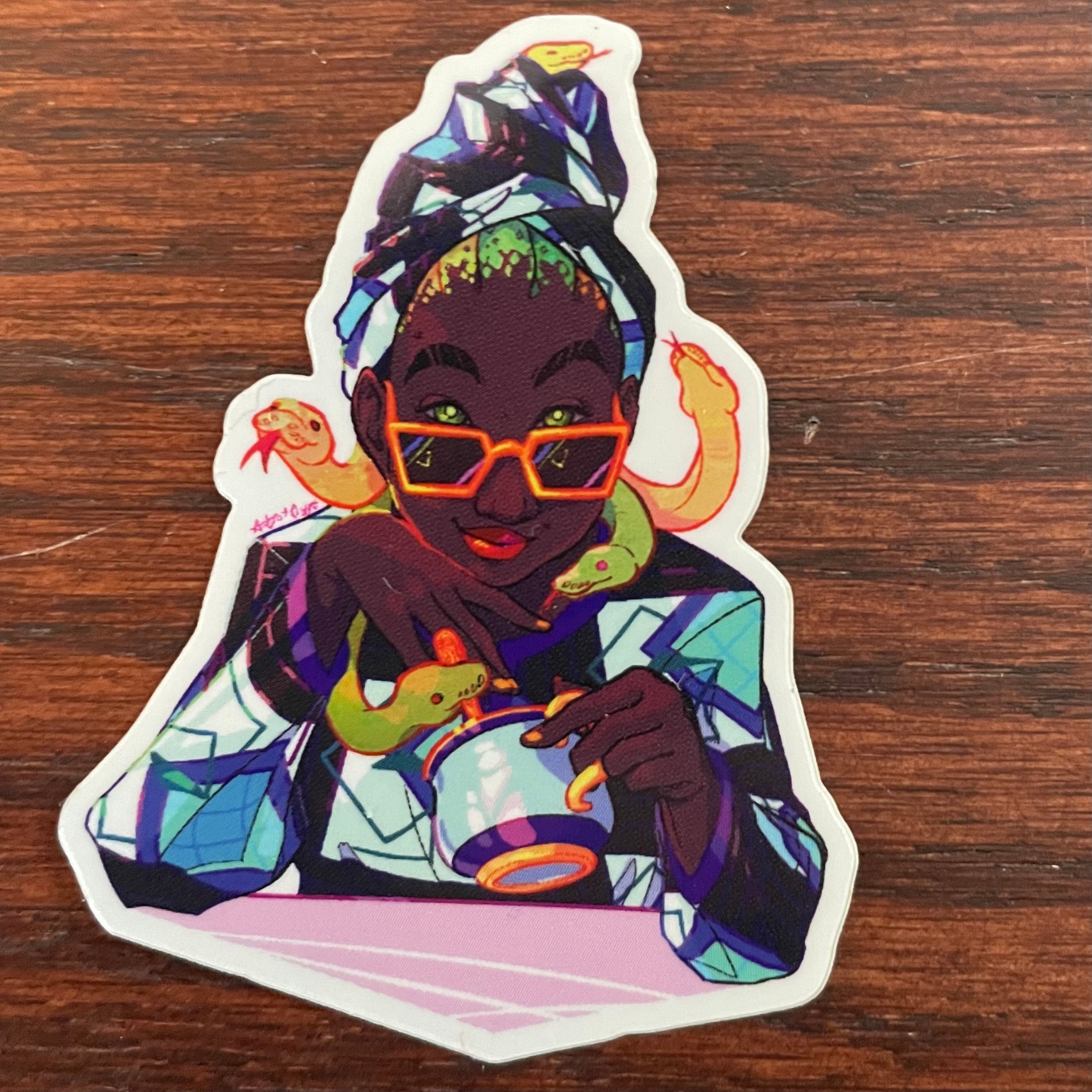 Medusa - Holographic Sticker – Studio 606
