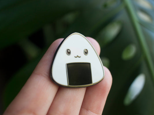 Riceball Enamel Pin