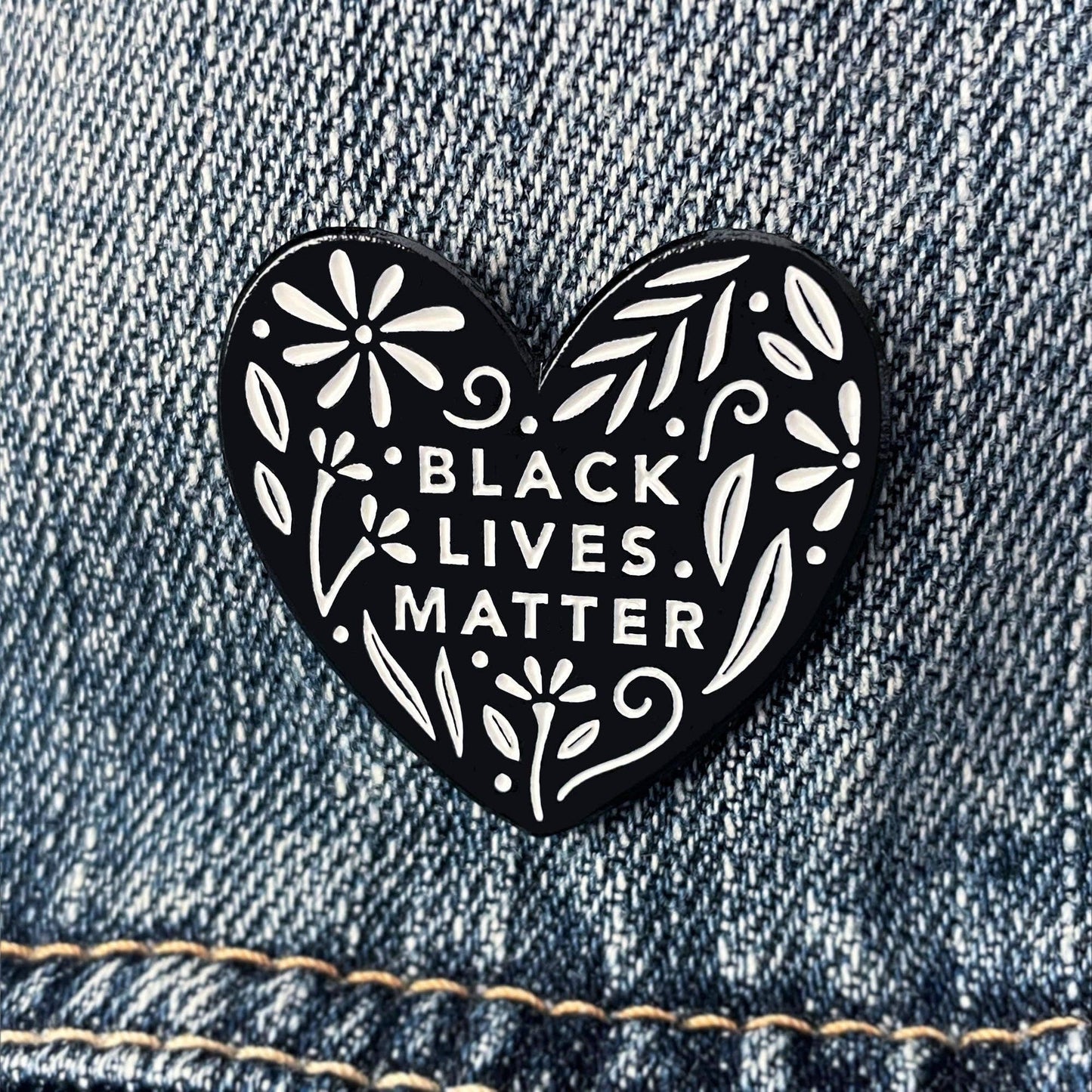 Black Lives Matter Enamel Pin